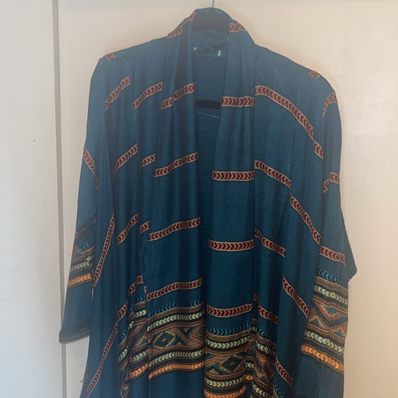 Open kimono, cardigan, topper size small / preowned - Picture 1 of 16